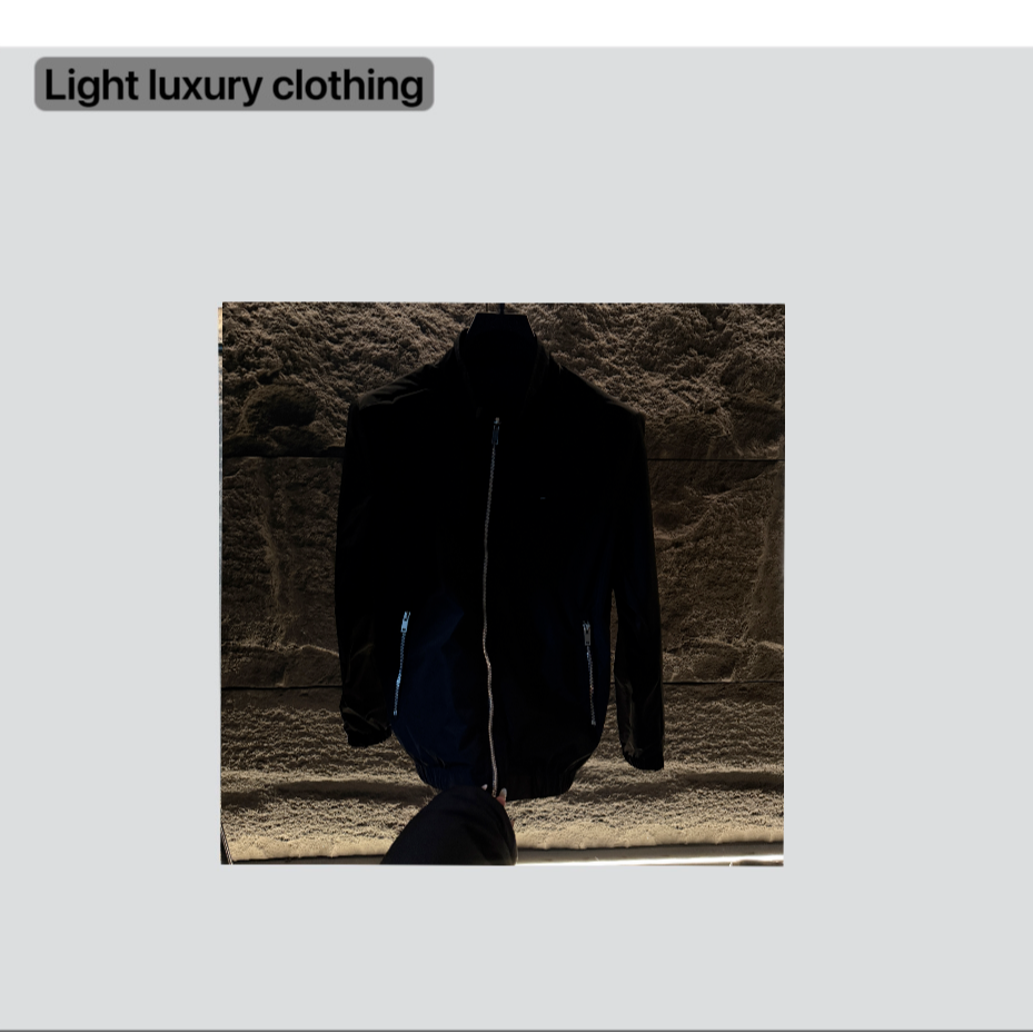 【国】立领双面P设计师爆款男士百搭休闲外套
