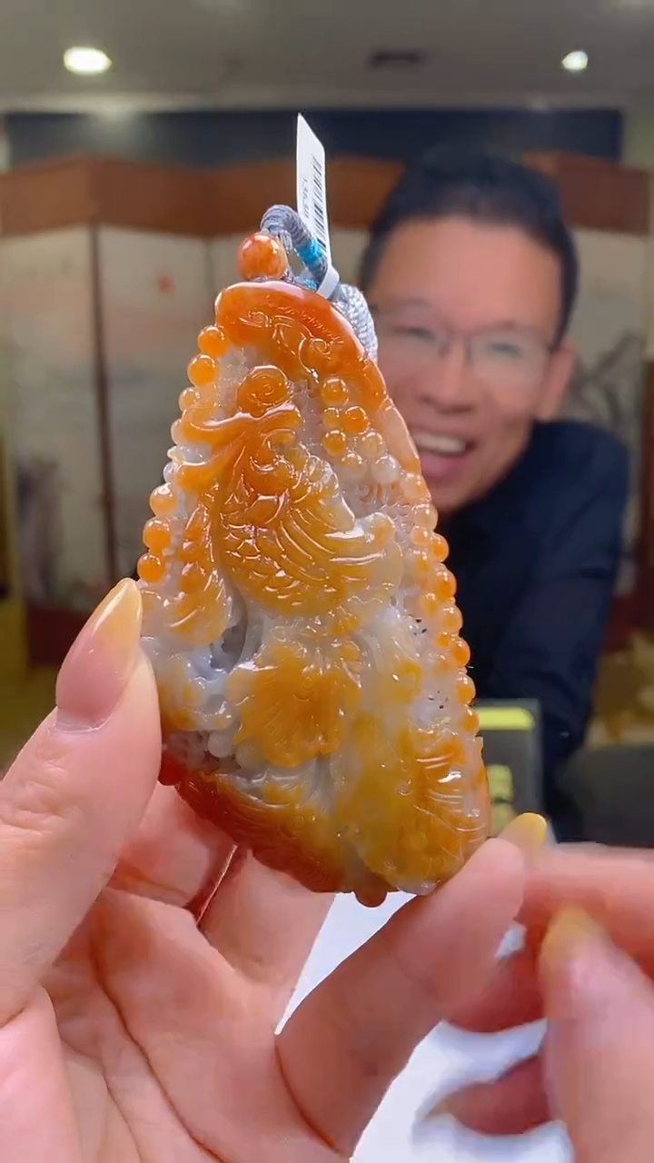 未镶嵌定制翡翠38/1128/W/凤凰