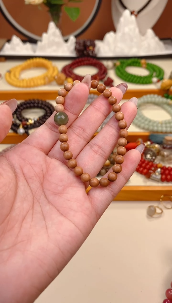【闪购商品】檀香木手串/手链原木老山圆珠单圈