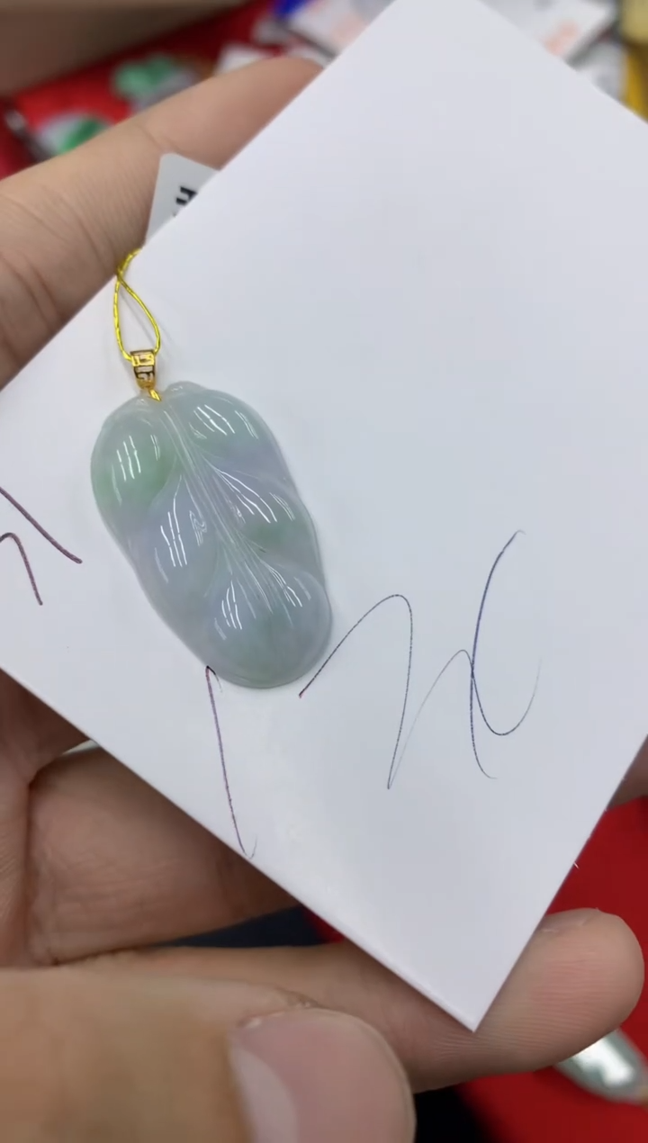 【闪购商品】翡翠颈饰18K金镶嵌号链接111111111