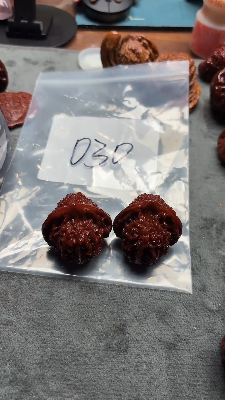 把件文玩核桃M**H39.5尺 满天星（三角星）030