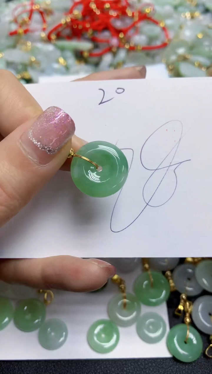 【闪购商品】翡翠颈饰合金天然翡翠A货