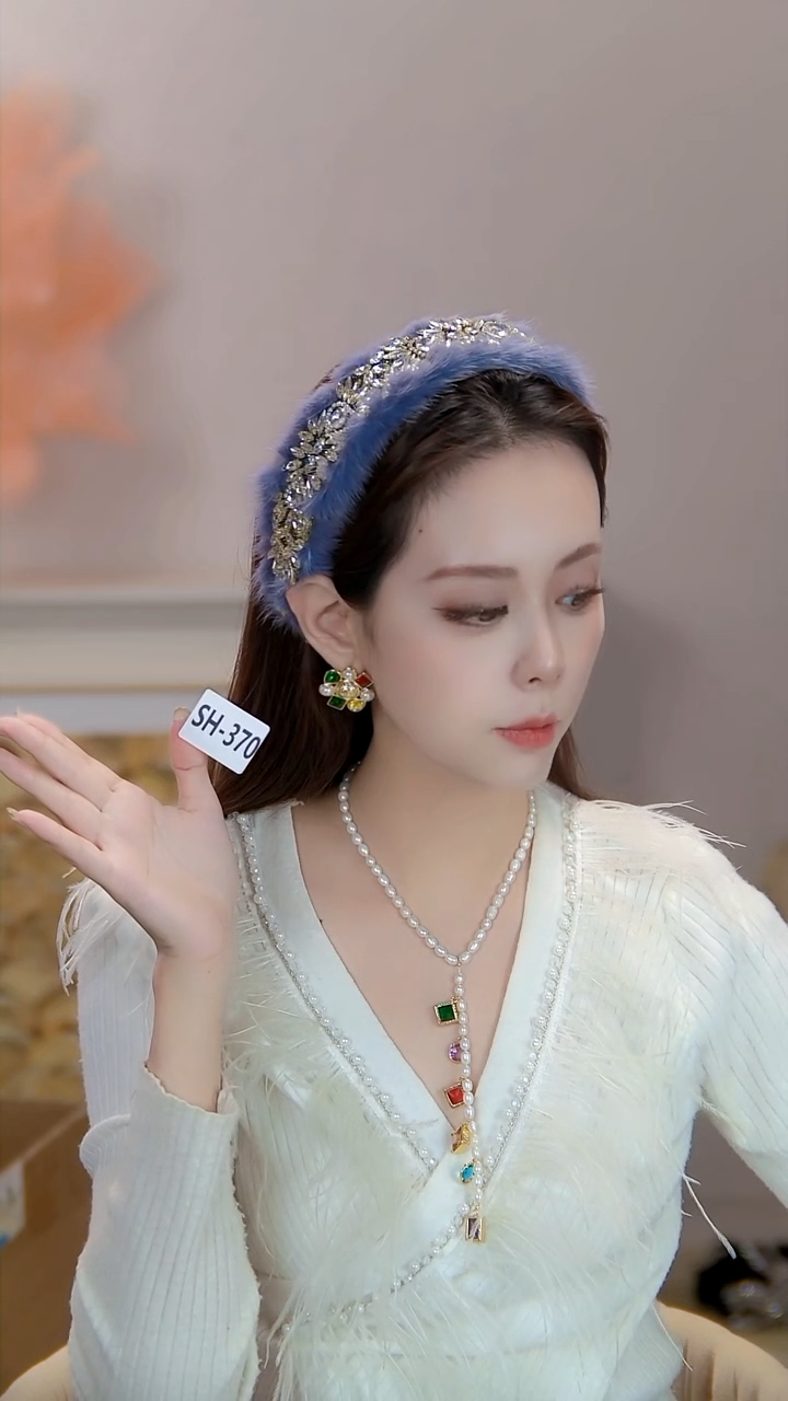 锌合金布艺日常百搭通勤款 SH-370