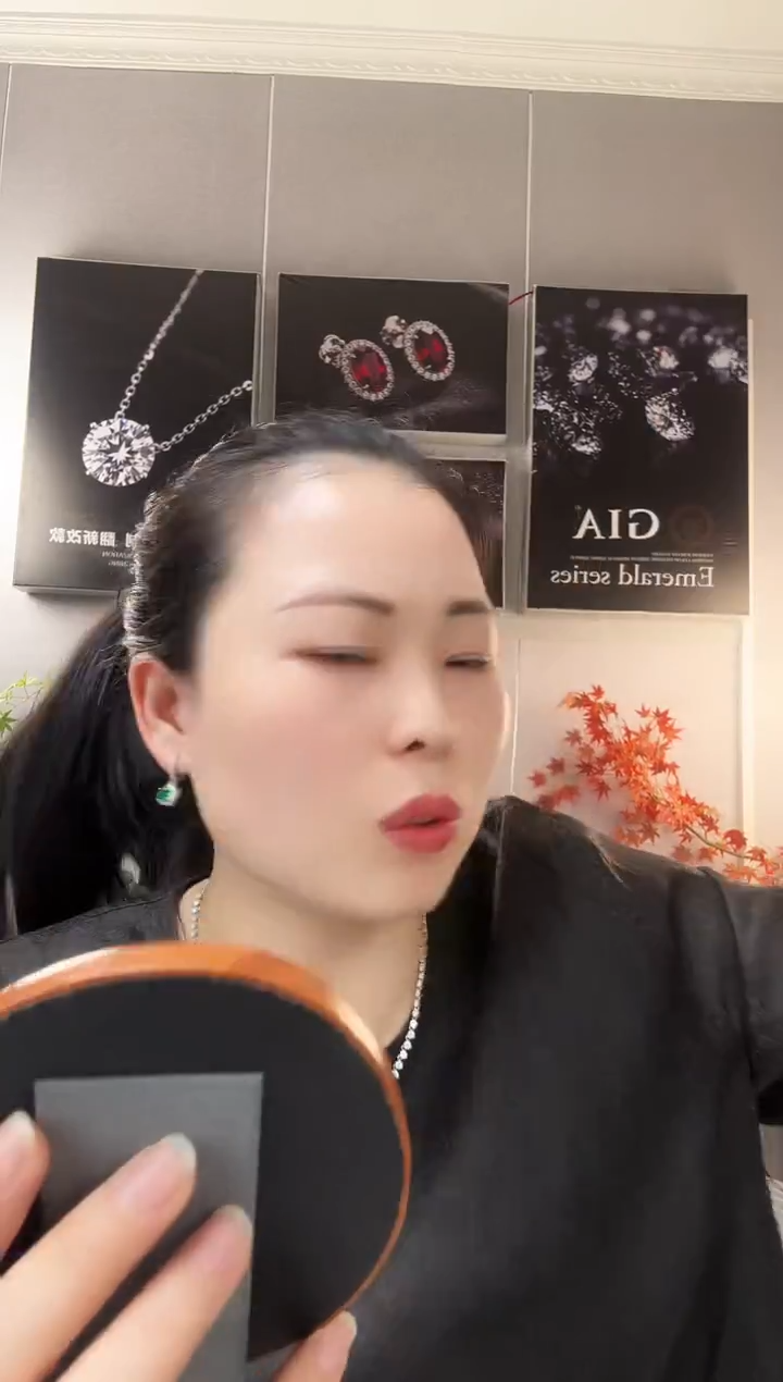 主播定制链接银色款大耳圈