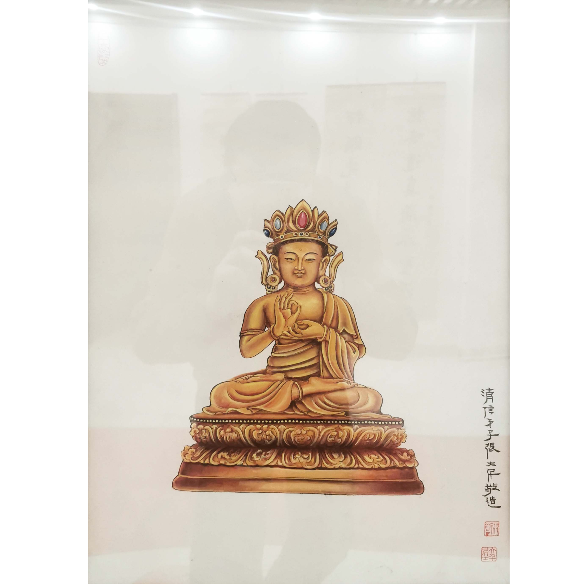  《敦煌画像》33*49 W2-1013-古董艺术品