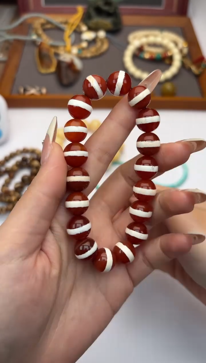 【闪购商品】玛瑙/玉髓手链未镶嵌玛瑙手链