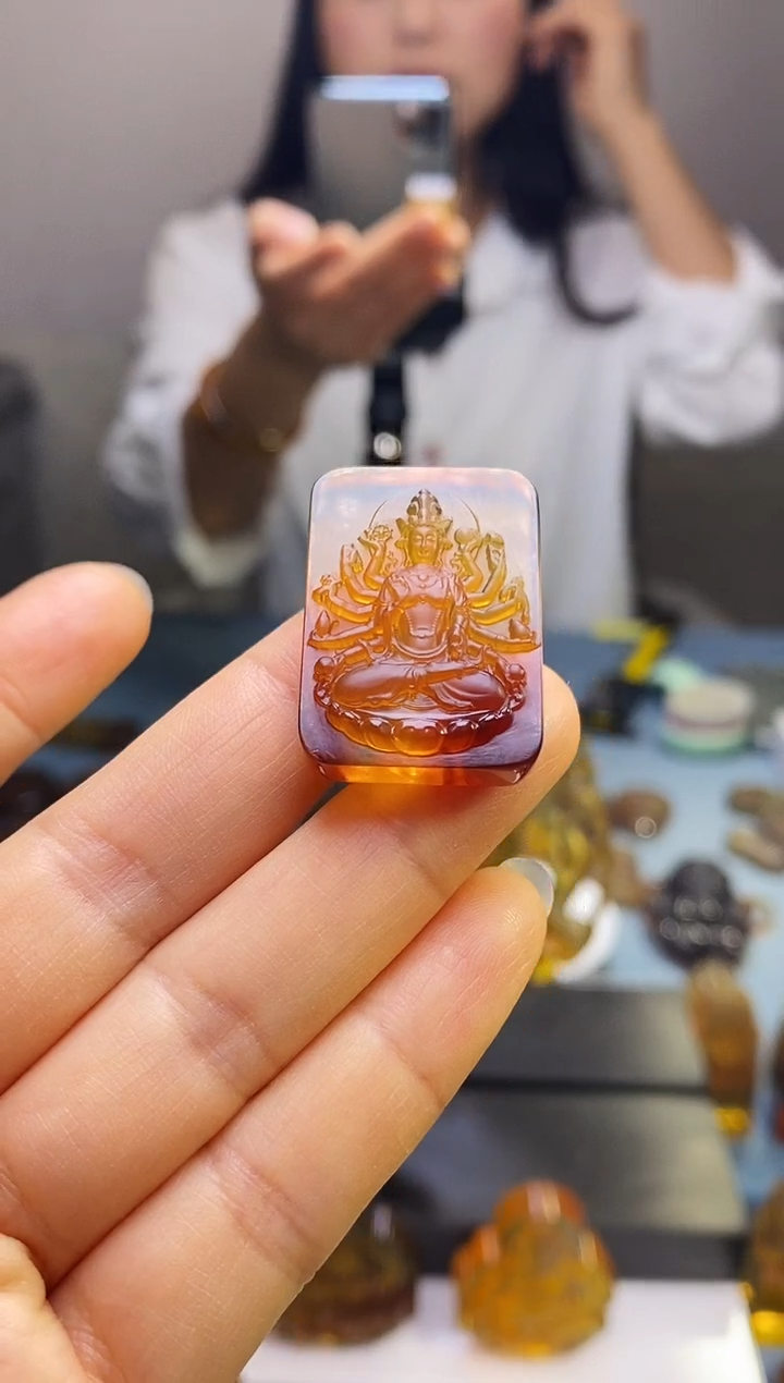 【闪购商品】琥珀颈饰未镶嵌SN4-20（千手观音）