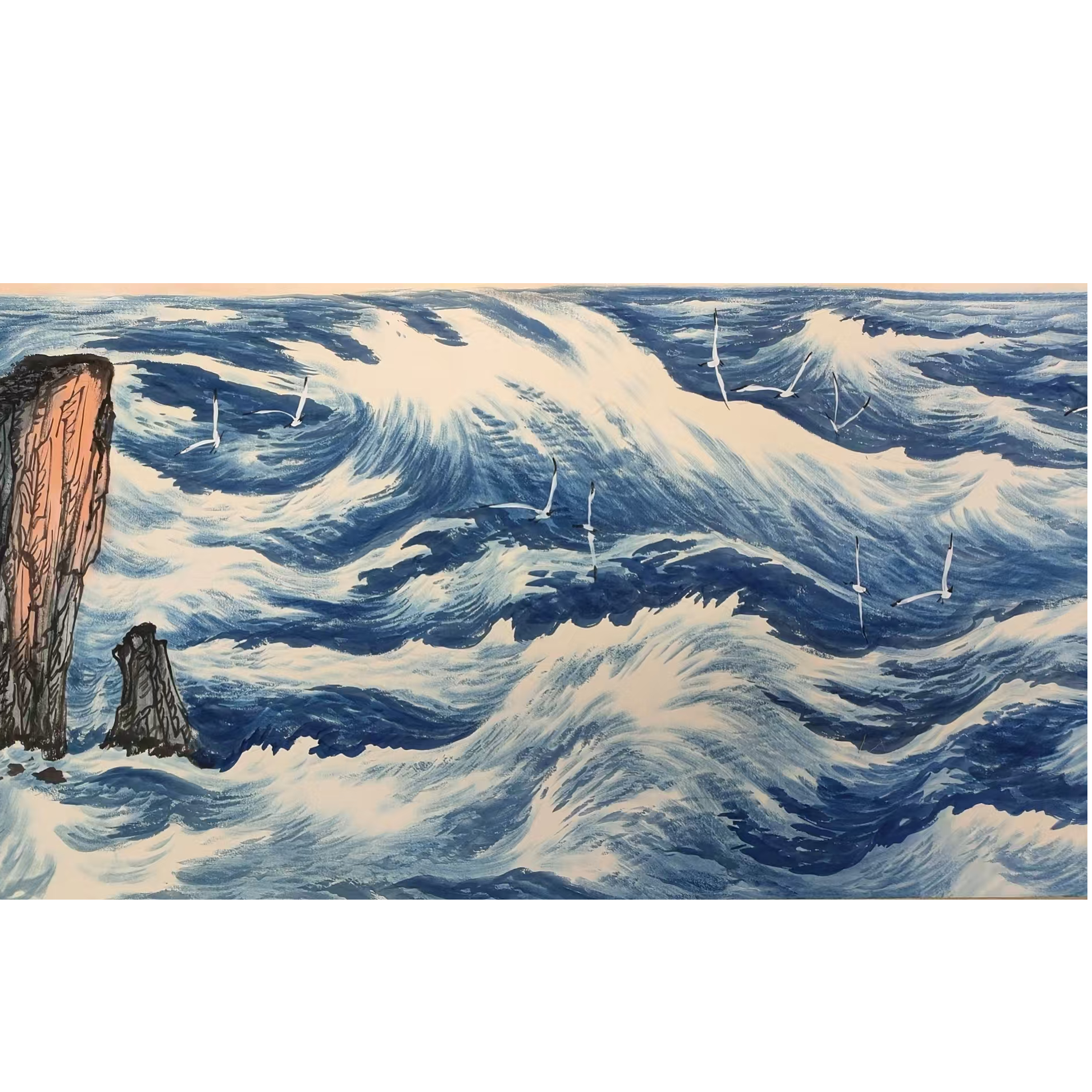 陶老款山水画片175/95