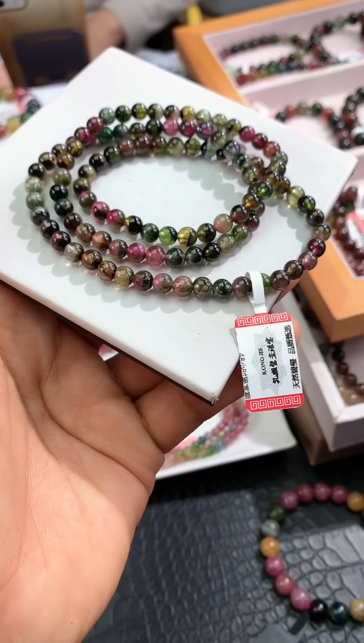 【闪购商品】碧玺手链未镶嵌多样性发一条