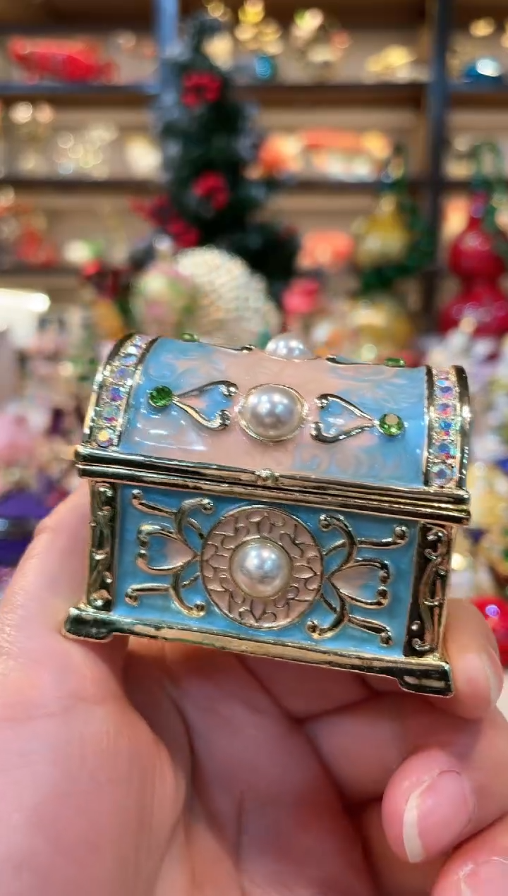 【闪购商品】 珐琅彩精致首饰盒