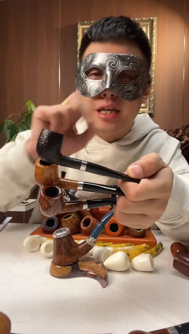 石楠木纯手工意大利石楠木烟斗