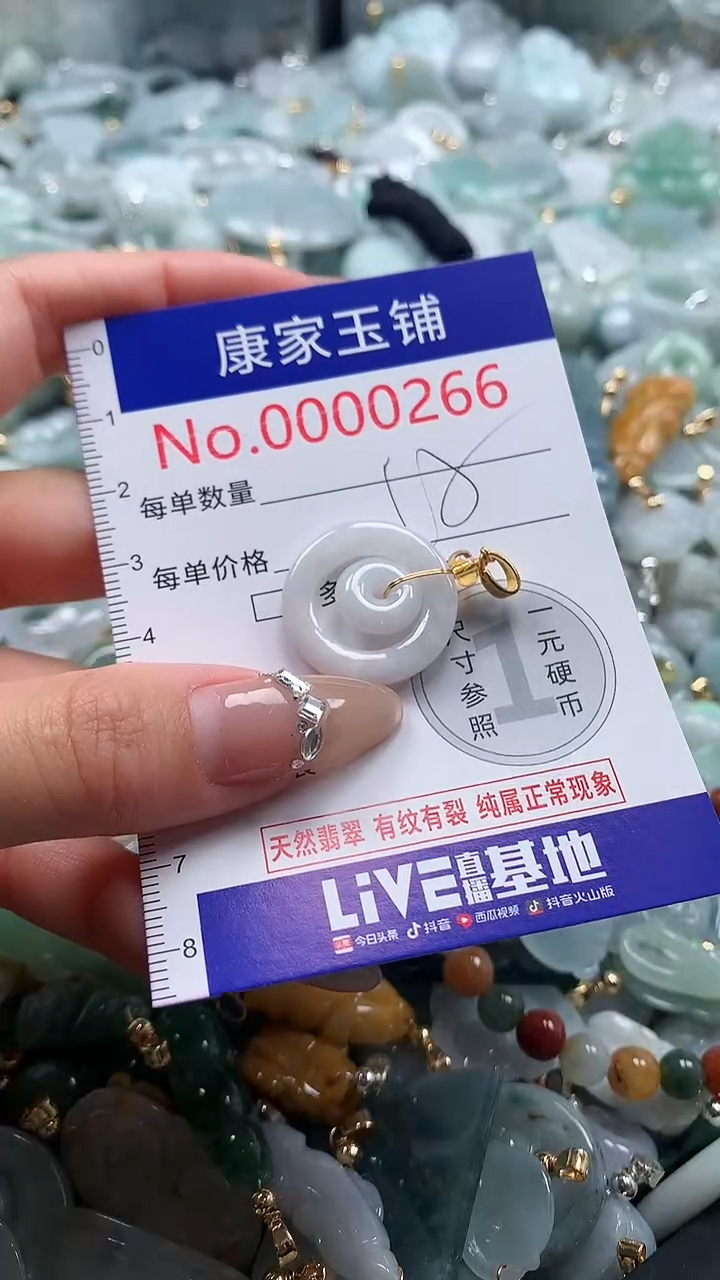 翡翠未镶嵌吊坠(不含链)266
