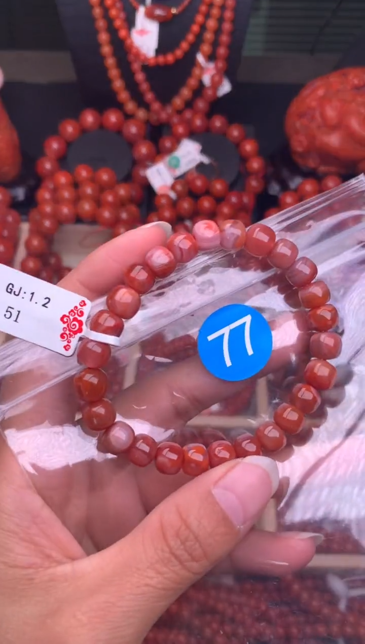 【闪购商品】南红玛瑙珠宝奇石未镶嵌77-8