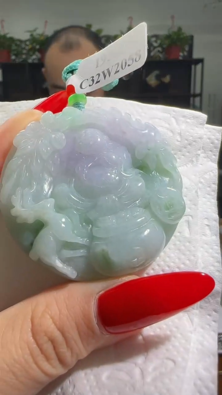 【闪购商品】翡翠颈饰未镶嵌天然翡翠A货吊坠