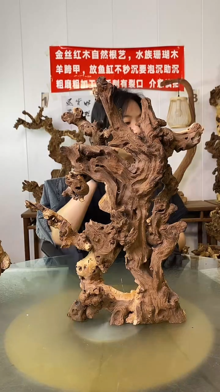 香榧木丙***子金丝红木 羊蹄甲