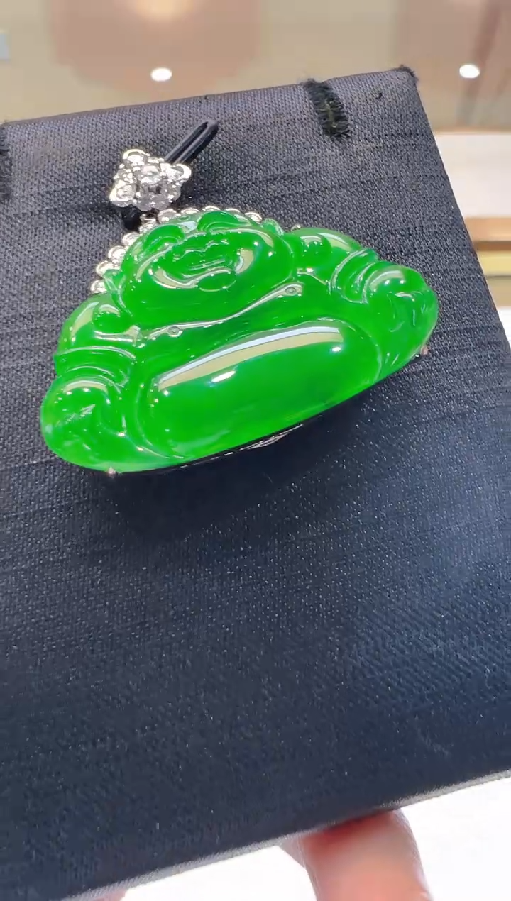 【闪购商品】翡翠吊坠(不含链)18K金镶嵌多样性团购发一件