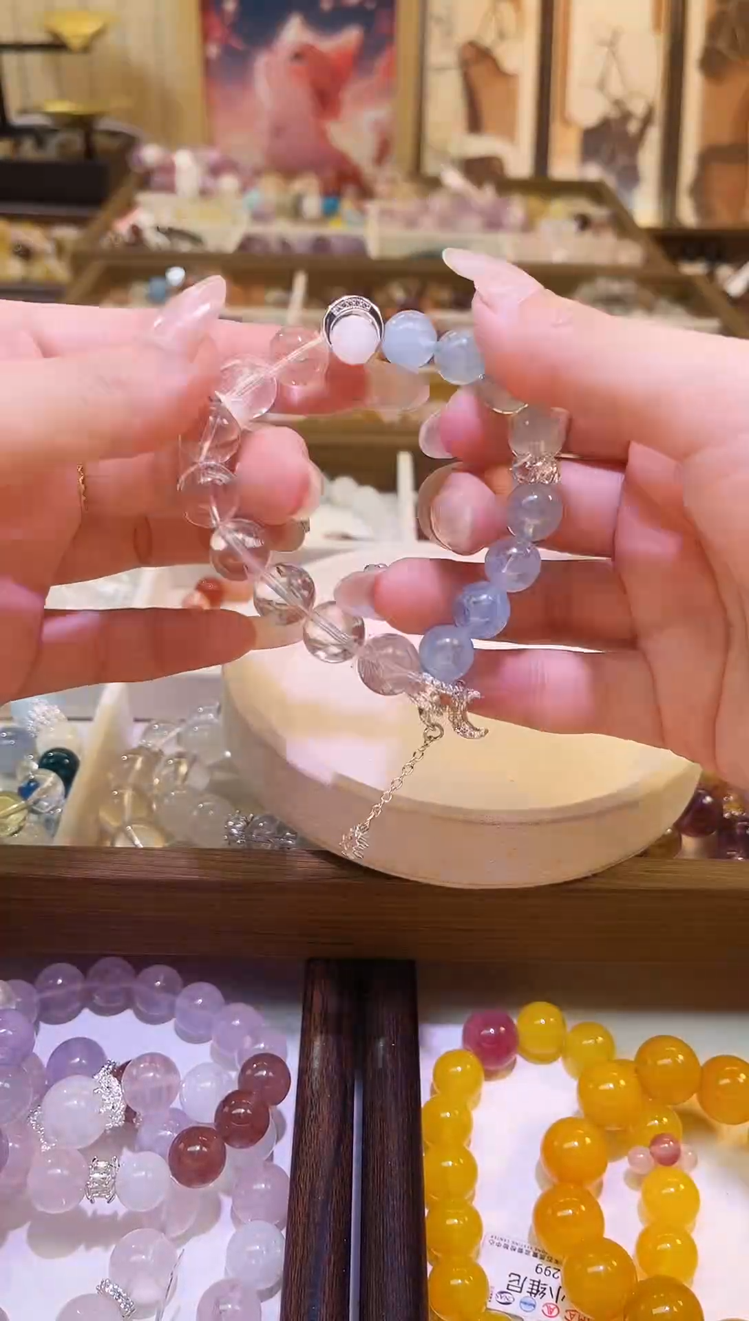 未镶嵌手链水晶01