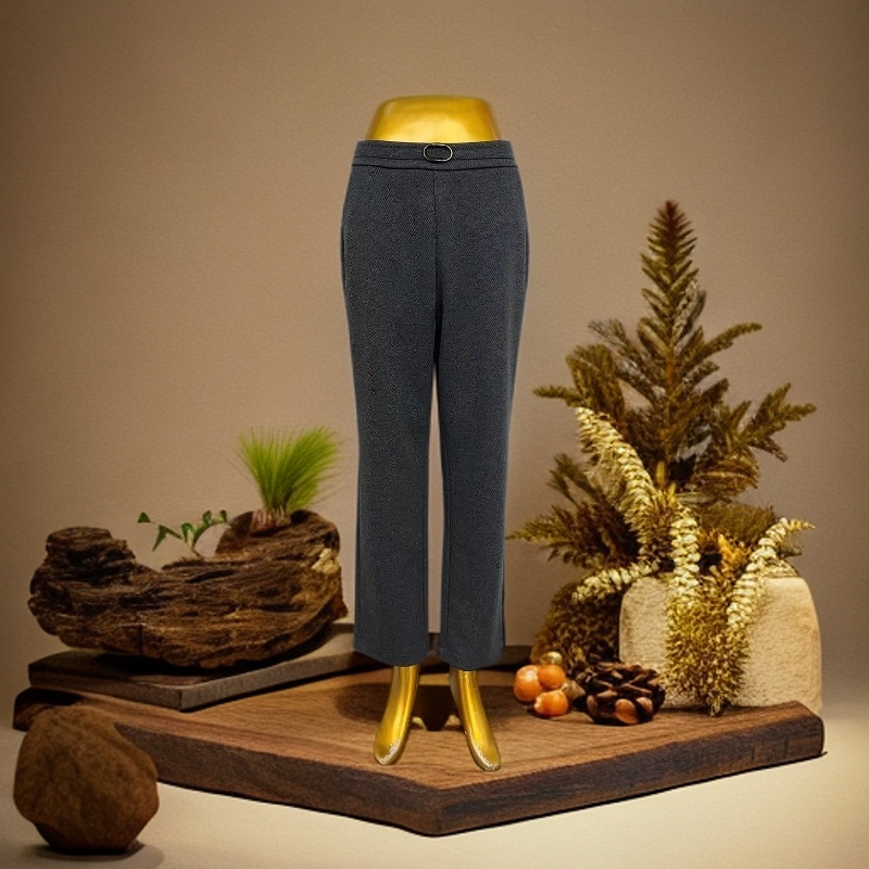 冬季中老年妈妈装羊毛直筒裤939