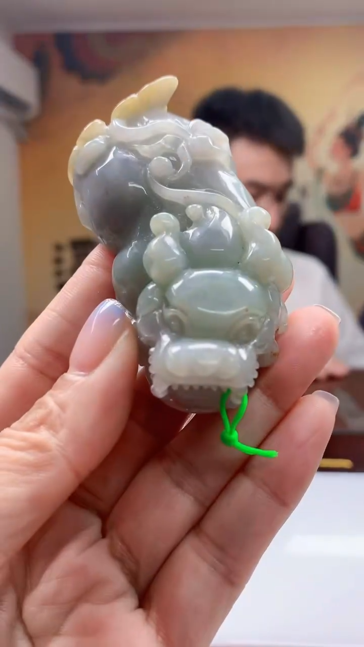 定制翡翠未镶嵌1102jj-毛货挂件25