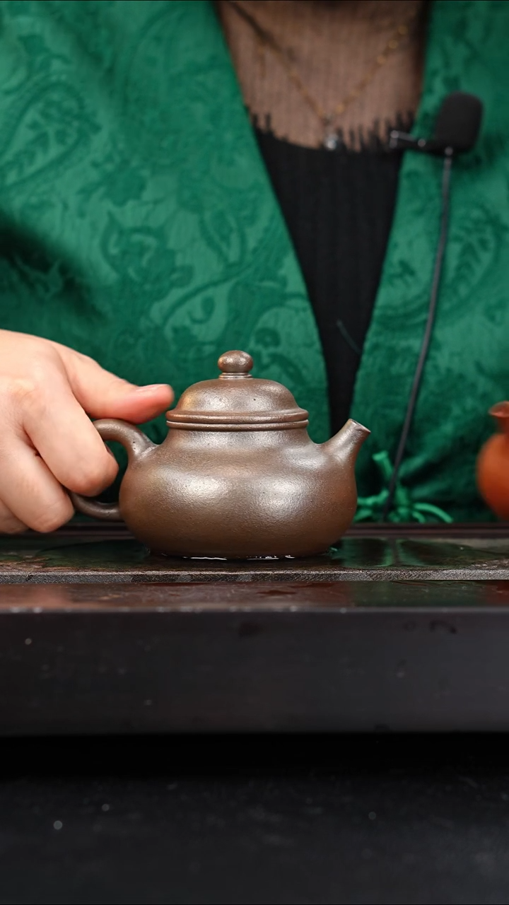 茶壶紫砂石黄龙血砂容天还原烧230cc朱叶红