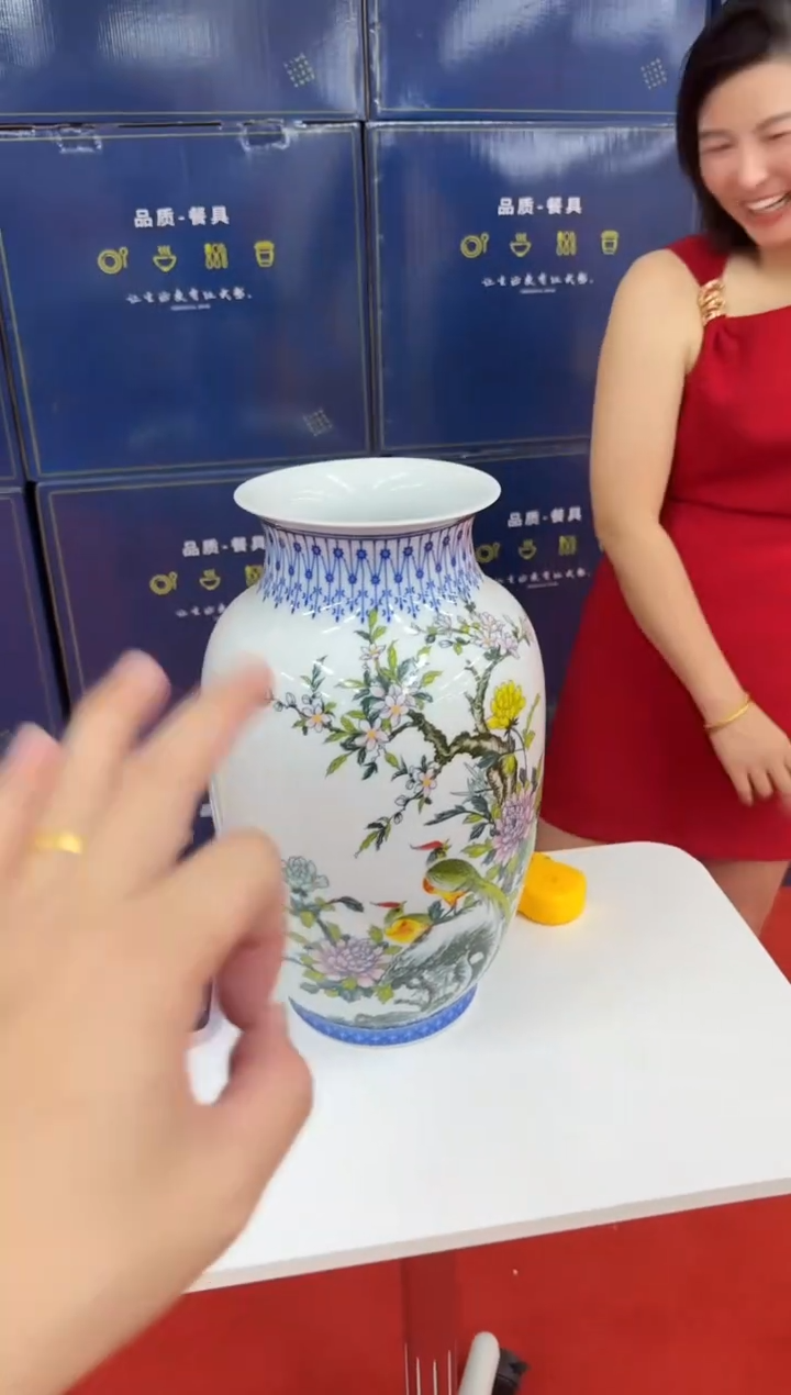 陶瓷盖子款景德镇其他摆件