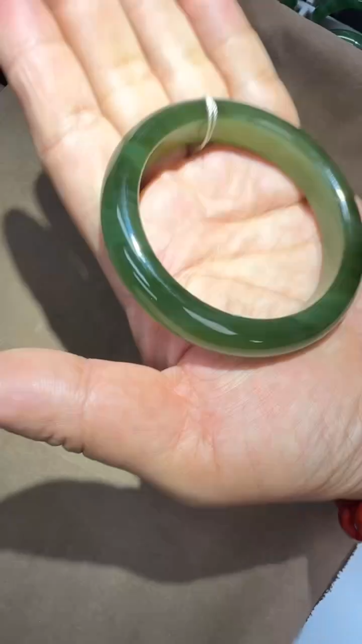 和田玉未镶嵌颈饰手镯58