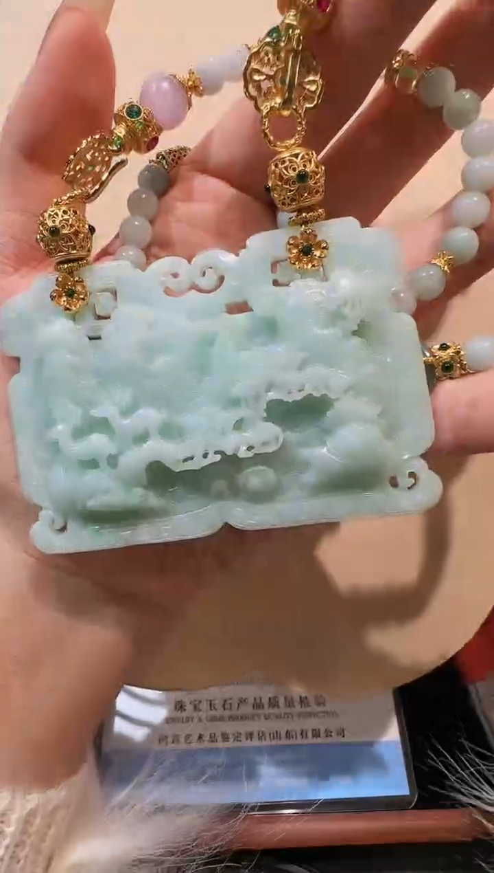 【闪购商品】翡翠颈饰未镶嵌国风