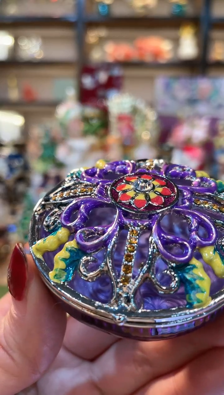 【闪购商品】精致珐琅彩首饰盒