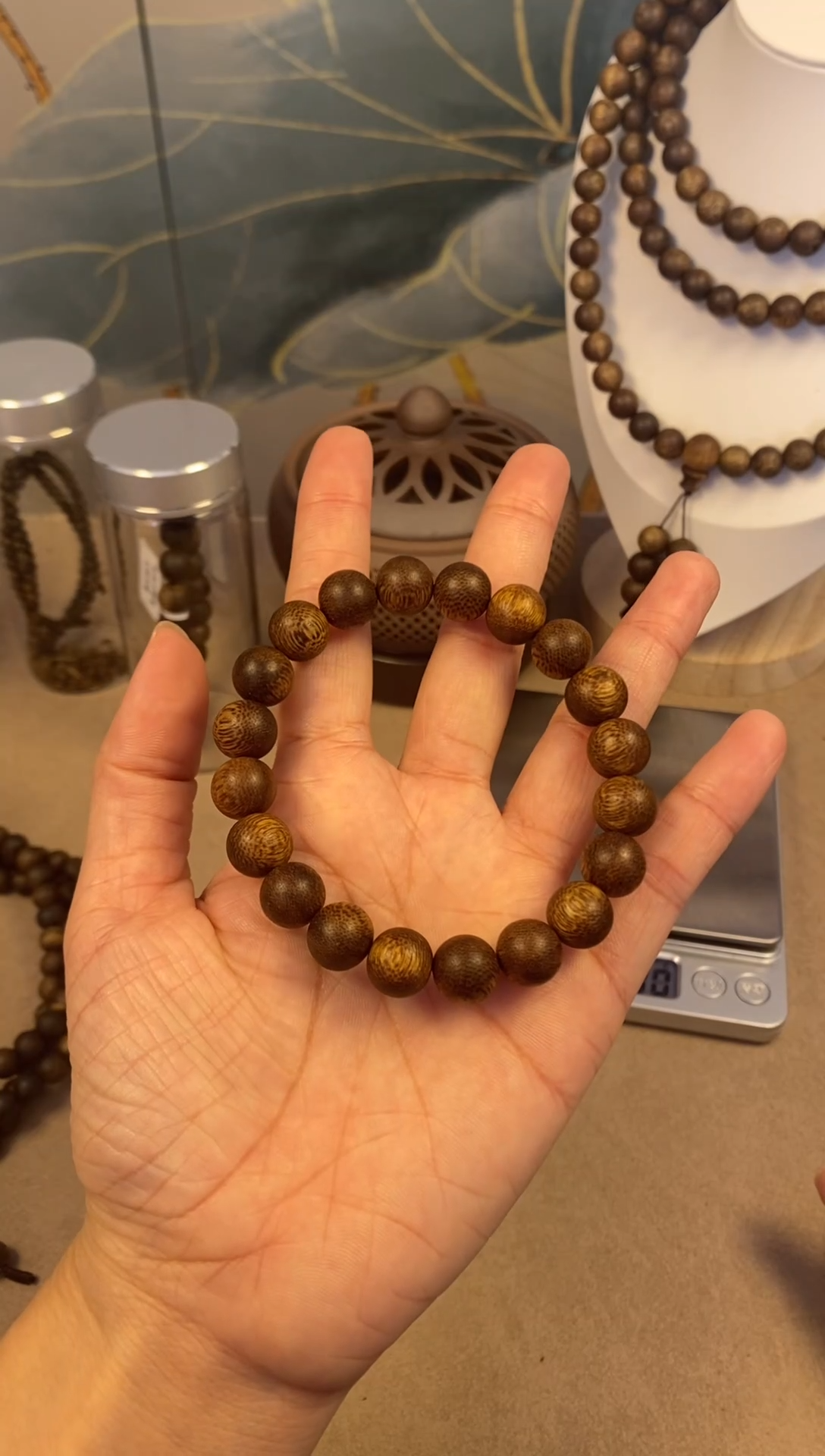 沉香沉香碎屑1.0乌身圆叶料子