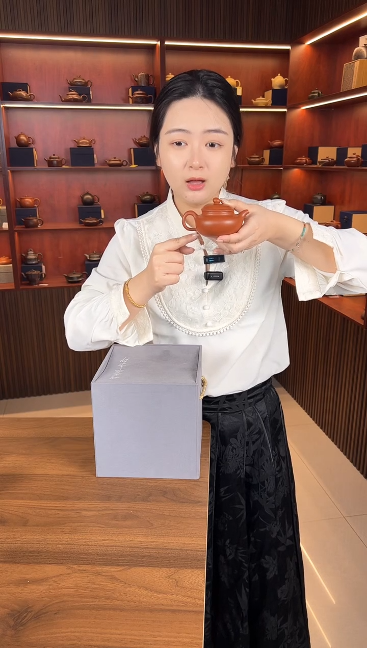 【闪购商品】紫砂茶壶小品光器仿古 朱泥 徐霞