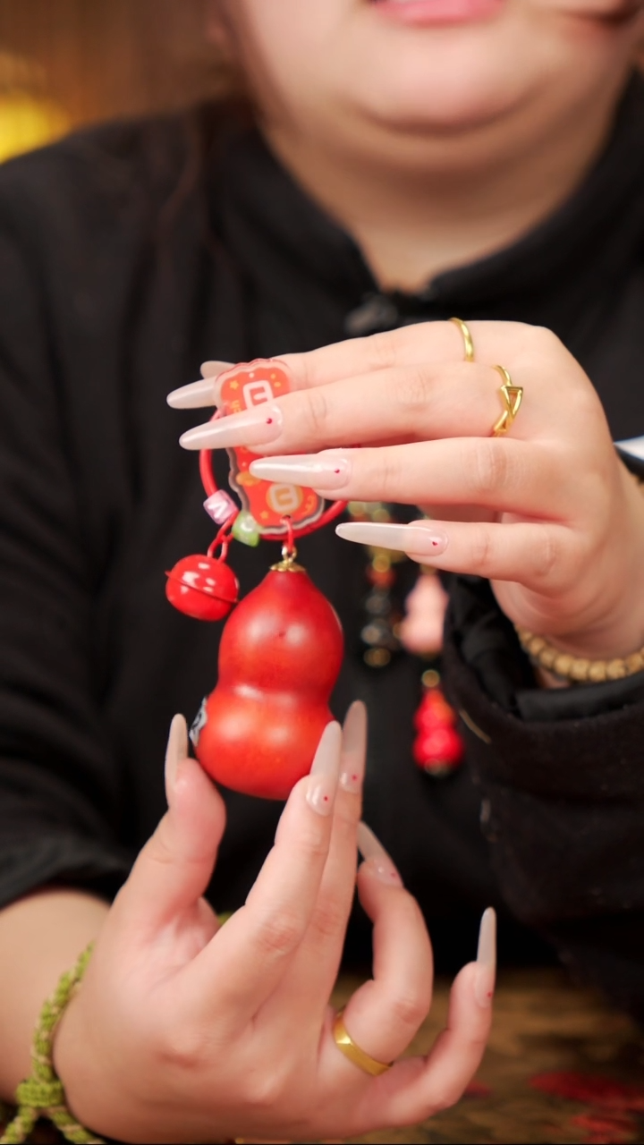 【闪购商品】p2灵宝阁漆艺小葫芦挂件19.9