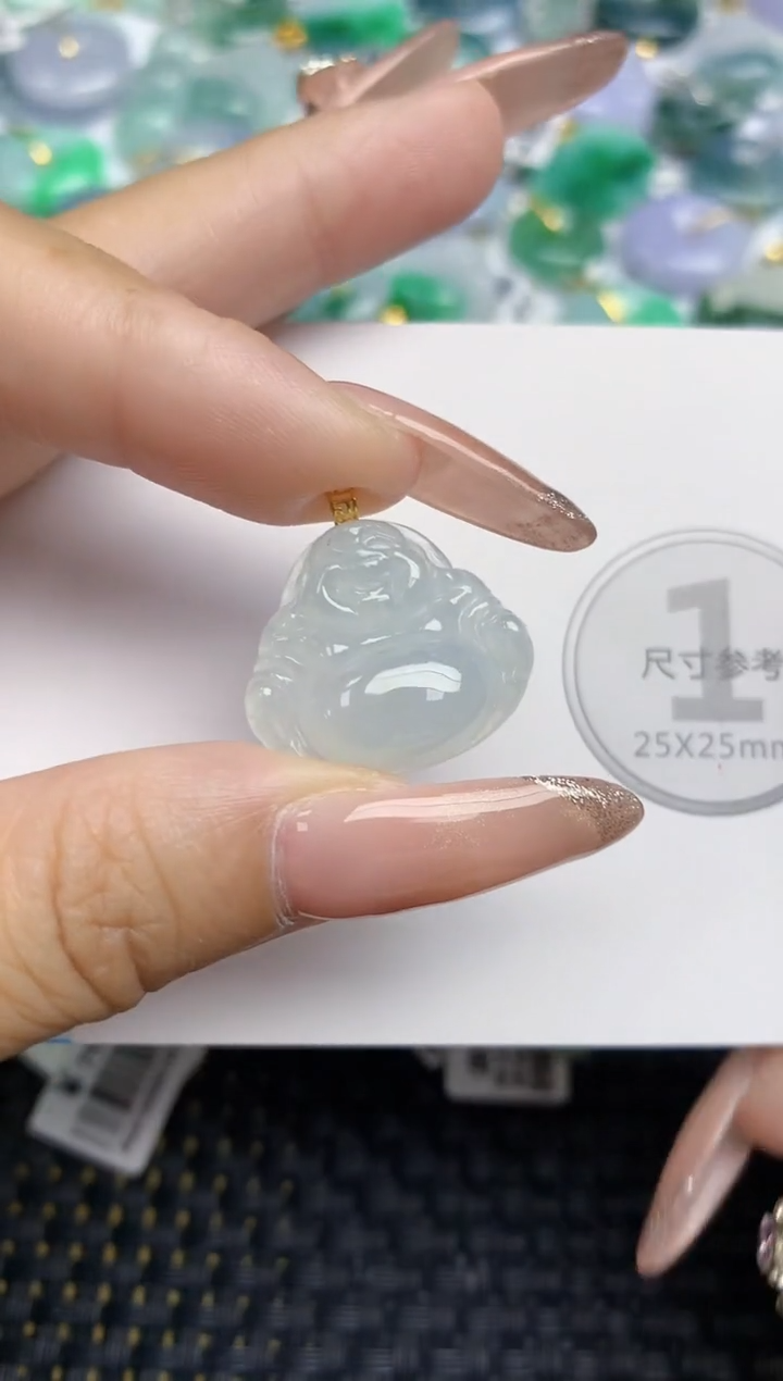 颈饰未镶嵌翡翠天然缅甸A货翡翠百元以上9元证书费自理