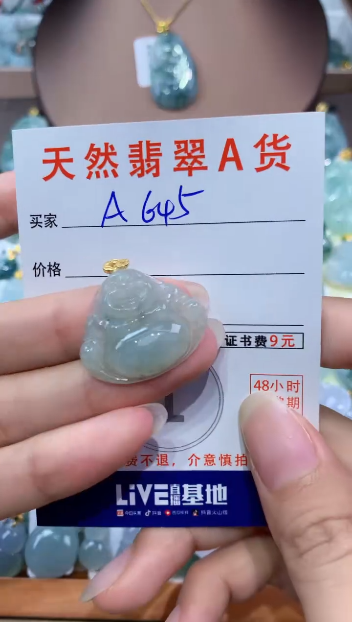 翡翠未镶嵌颈饰天然翡翠A货挂件 