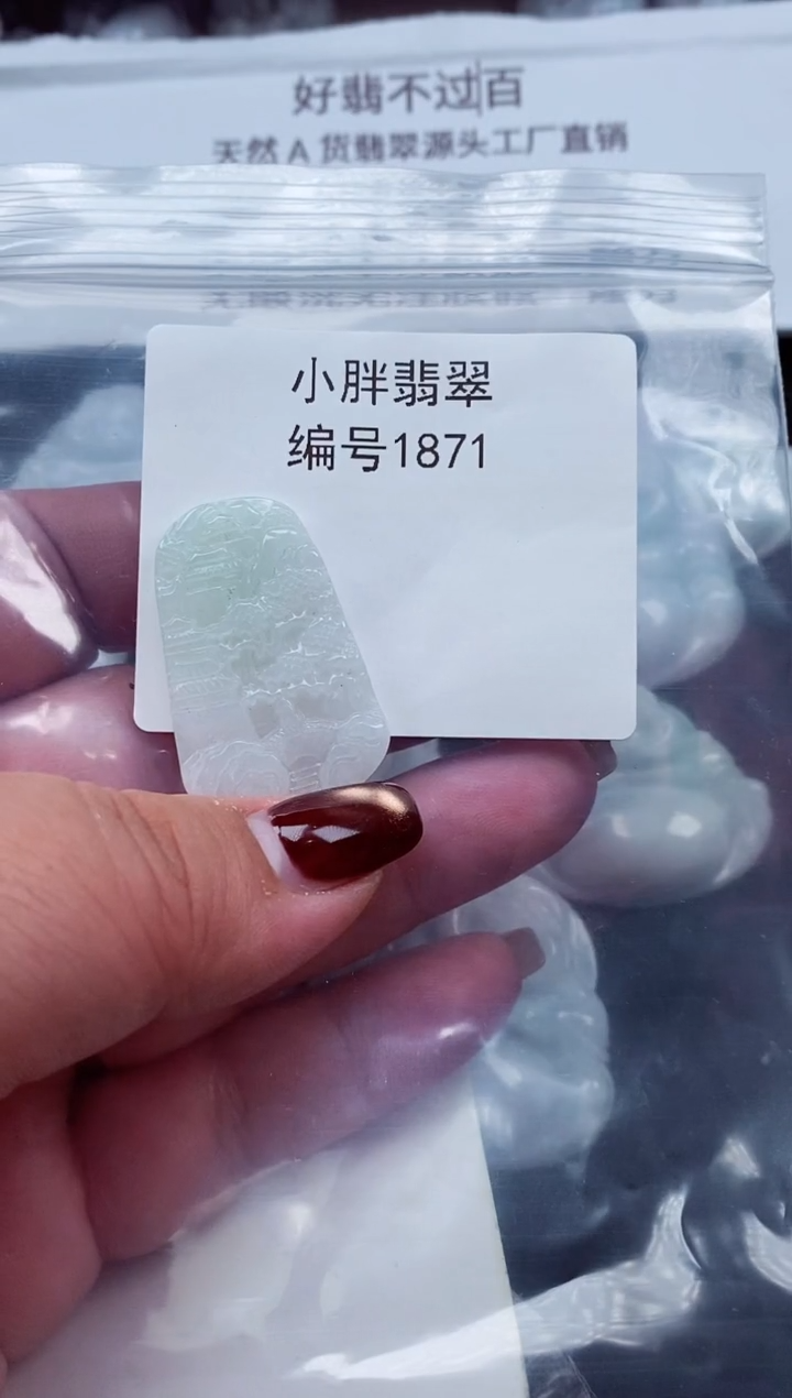 颈饰未镶嵌翡翠缅甸天然A货翡翠1871