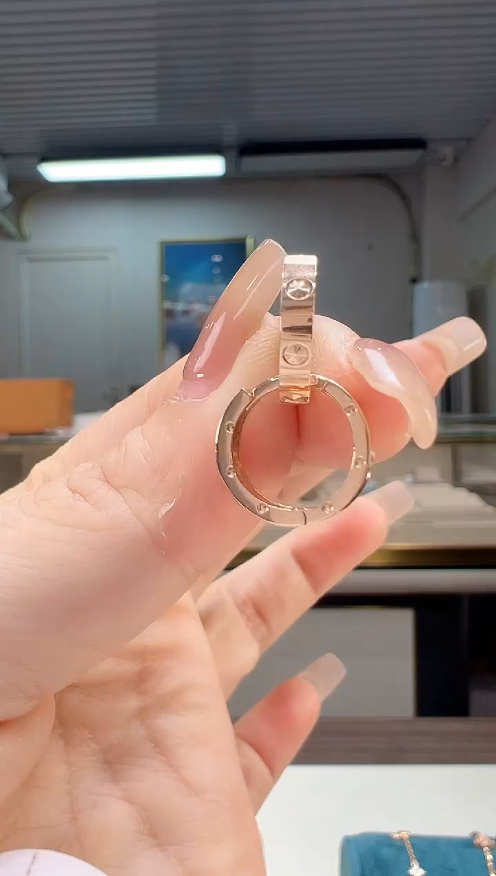 【闪购商品】18K金耳饰素金圈圈耳环K红