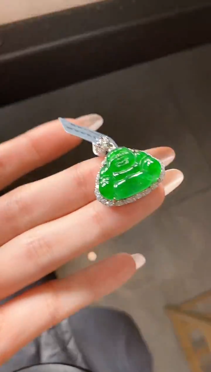 银S925镶嵌戒指翡翠51151