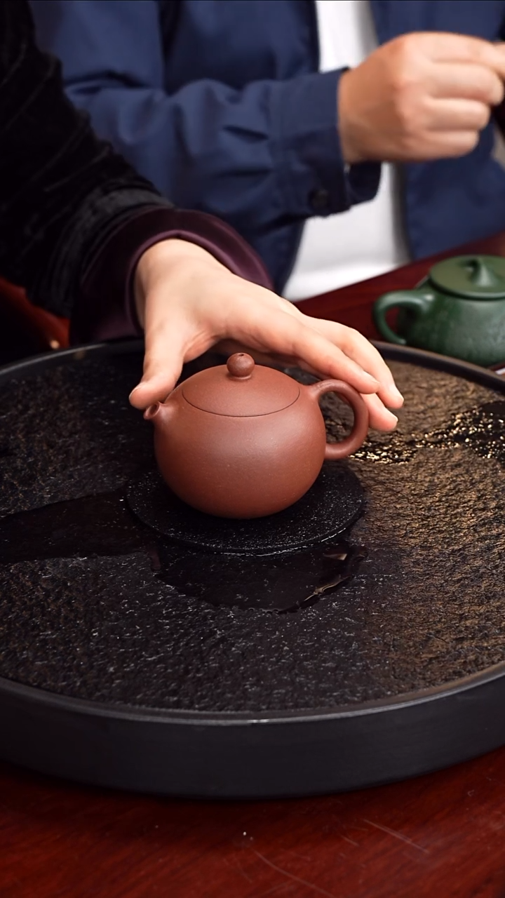 茶壶紫砂洪滔  西施159 桃花泥  180毫升
