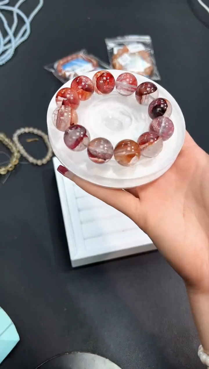 【闪购商品】水晶手串未镶嵌47l多样性发其一/1条17mm默认微瑕