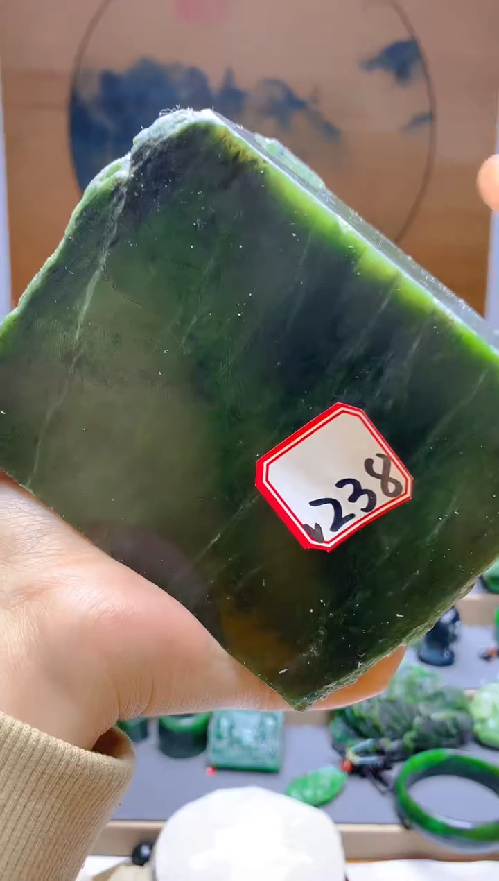 【闪购商品】和田玉（碧玉）珠宝半成品未镶嵌1