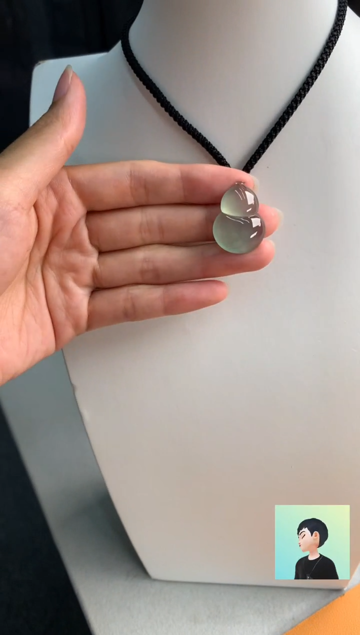 颈饰未镶嵌翡翠24.6-18.2-5.6