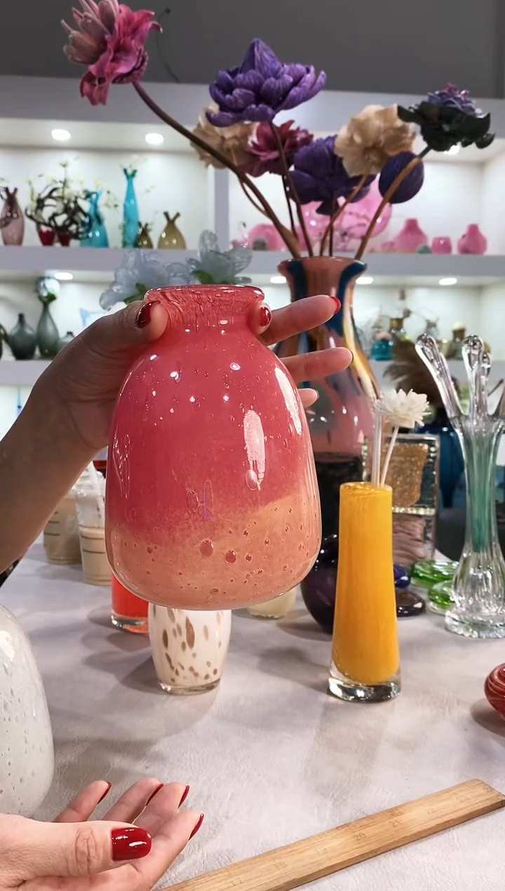 慕忆家手作琉璃花瓶