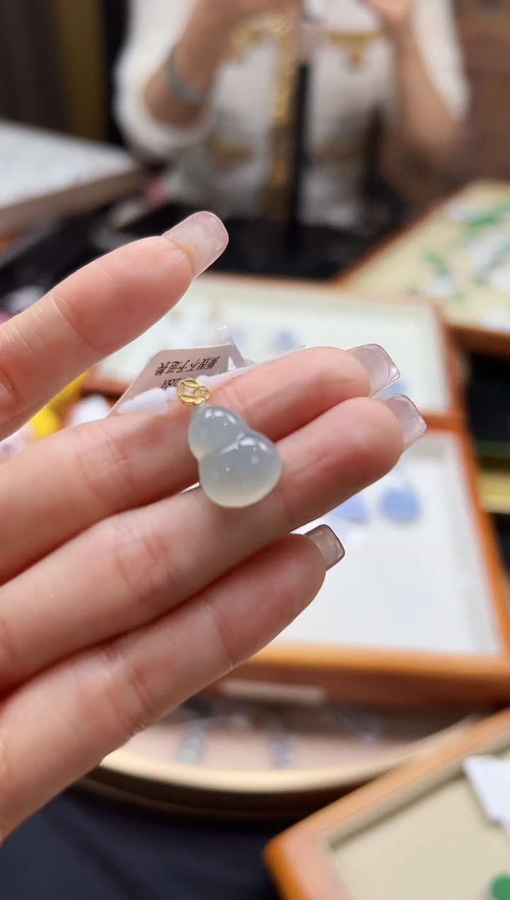 【闪购商品】翡翠颈饰18K金镶嵌DFZ0217-40