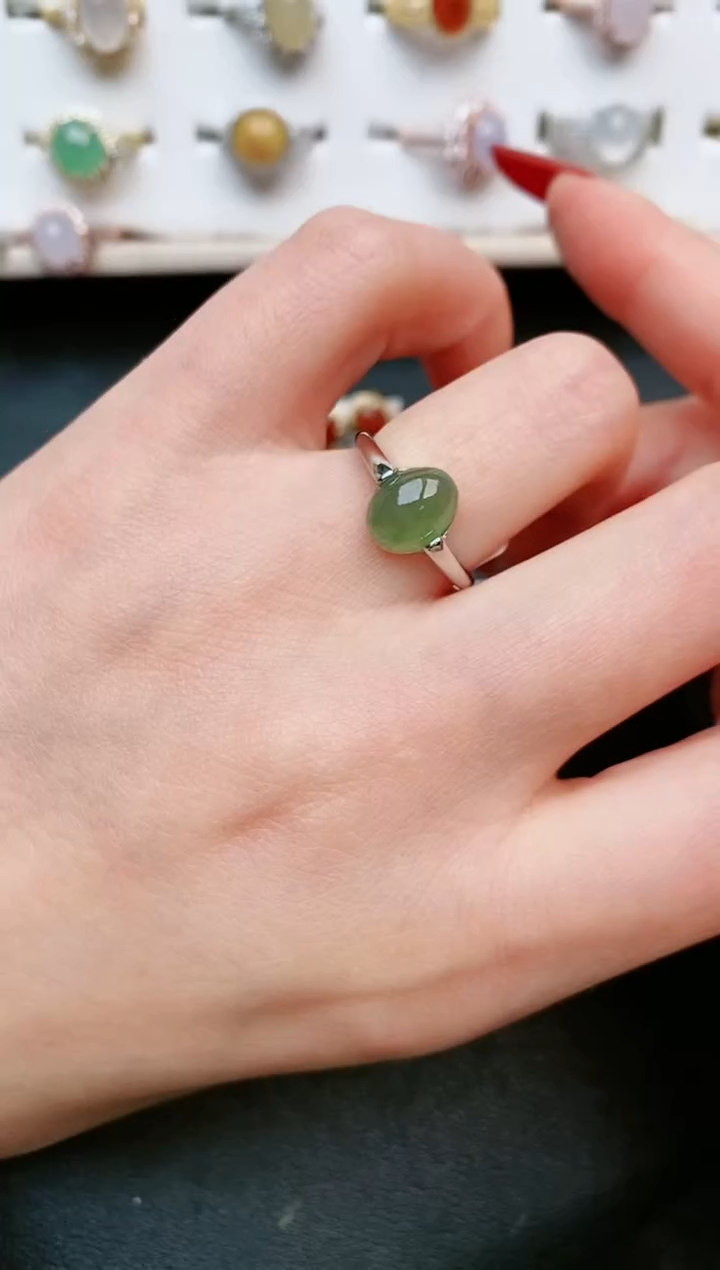 【闪购商品】翡翠戒指银S925镶嵌.....