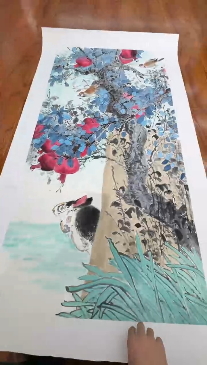 国画孙桂国老师作品，带合影证书8-