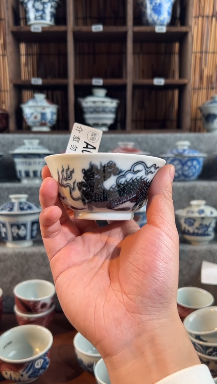 【闪购商品】a094微瑕天禄呀那次麒麟杯子