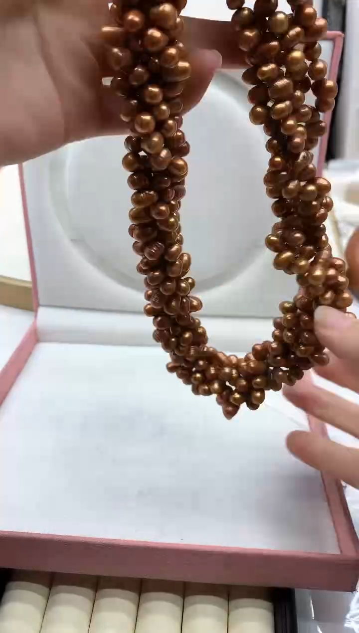颈饰未镶嵌淡水珍珠多样性发其一