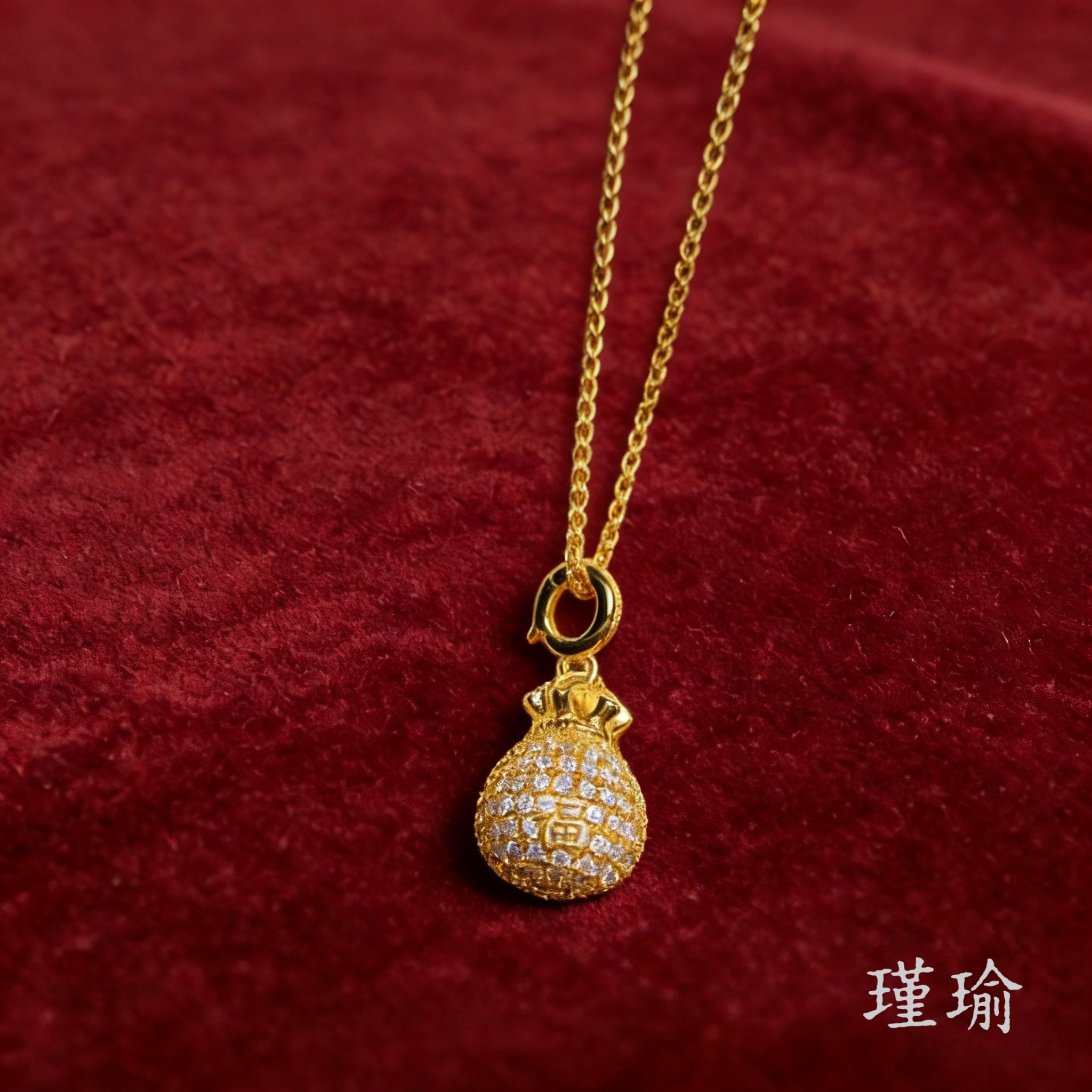 K0599经典黄色满天星闪闪福袋项链多样性发货49288