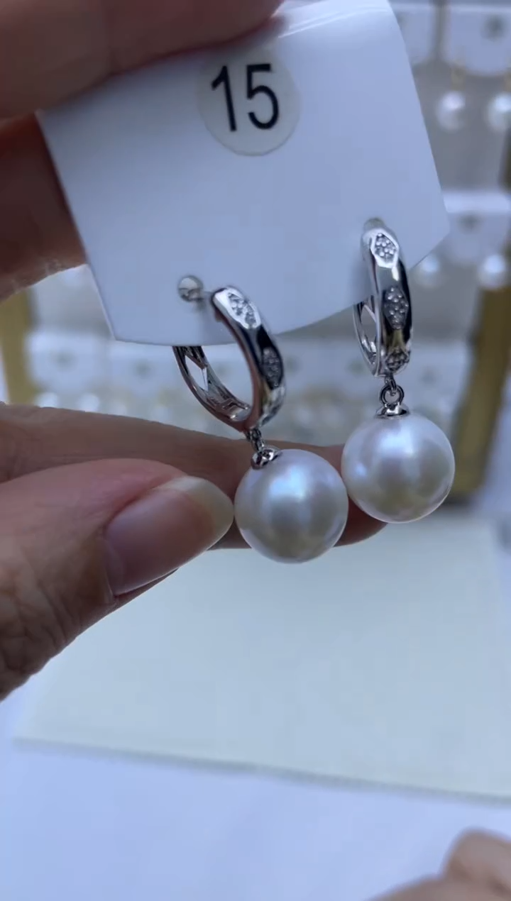 未镶嵌耳饰淡水珍珠15