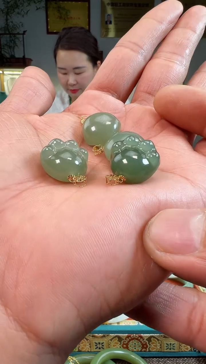 【闪购商品】和田玉猫爪未镶嵌多样性发货拍一发一
