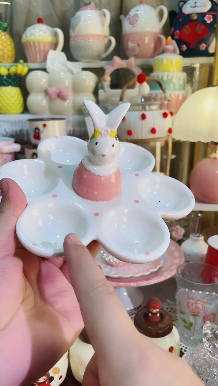 【闪购商品】瓷片精致生活需要的 蛋托